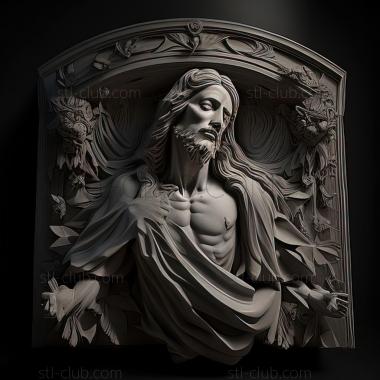 3D model st jesus (STL)